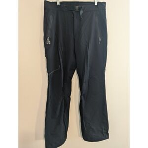 MEC Mountain Equipment Company Softshell Outdoor Hiking Pants Black Mens 36 X 31